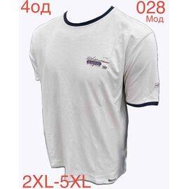 Фотография Футболка мужская ND1227-028 white р.2XL-5XL "EMRE" недорого оптом от прямого поставщика