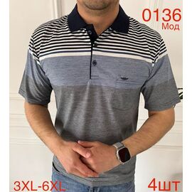 Фотография Футболка мужская ND1237-0136 grey р.3XL-6XL "EMRE" недорого оптом от прямого поставщика