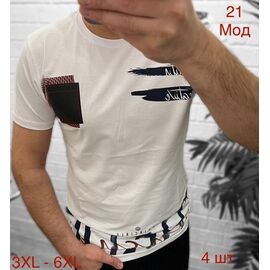 Фотография Футболка мужская ND1245-21 white р.2XL-5XL "EMRE" недорого оптом от прямого поставщика