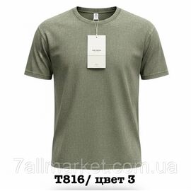 Футболка чоловіча молодіжна рукавиця р-ри M-3XL (3кв) "SKAY" недорого гуртом від прямого постачальника