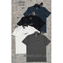 Футболка чоловіча молодіжна р-ри M-3XL (4 кв) "PROSTOMEN" недорого гуртом від прямого постачальника