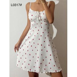 Фотография Ночная рубашка женская размеры S-2XL"FLOWER" купить недорого от прямого поставщика