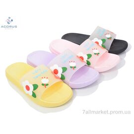 Шльопанці жіночі полегшені Літо 1212 mix (10 пар р.36-41) "Acorus" недорого оптом від прямого постачальника