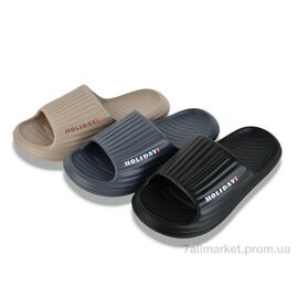 Фотография Шлепки мужские пляжные Лето 777-64 mix (12 пар р.40-45) "Lion-Lu" недорого оптом от прямого поставщика