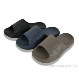 Фотография Шлепки мужские пляжные Лето 777-31 mix (12 пар р.40-45) "Lion-Lu" недорого оптом от прямого поставщика