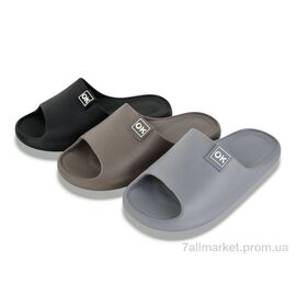 Фотография Шлепки мужские пляжные Лето 777-38 mix (12 пар р.40-45) "Lion-Lu" недорого оптом от прямого поставщика