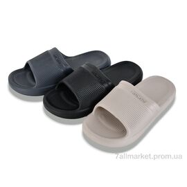 Фотография Шлепки мужские пляжные Лето 777-45 mix (12 пар р.40-45) "Lion-Lu" недорого оптом от прямого поставщика