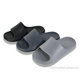 Фотография Шлепки мужские пляжные Лето 777-41 mix (12 пар р.46-49) "Lion-Lu" недорого оптом от прямого поставщика