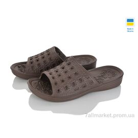Фотография Шлепки женские облегченные Лето Крок С19 т.корич. (6 пар р.36-41) "Vladimir" недорого оптом от прямого поставщика