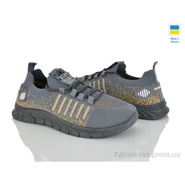 Фотография Кроссовки мужские модные Лето Крок К230 сірий (10 пар р.41-45) "Vladimir" недорого оптом от прямого поставщика