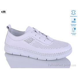 Фотография Кроссовки женские модные Лето 25072 beyaz (8 пар р.36-41) "SHERLOCK SOON" недорого оптом от прямого поставщика