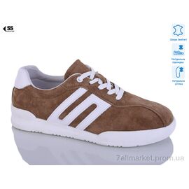 Фотография Кроссовки женские модные Весна/осень 259-8 brown (8 пар р.36-41) "SHERLOCK SOON" недорого оптом от прямого поставщика