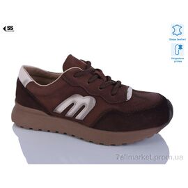 Фотография Кроссовки женские модные Весна/осень 5102 brown (8 пар р.36-41) "SHERLOCK SOON" недорого оптом от прямого поставщика