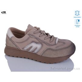 Фотография Кроссовки женские модные Весна/осень 5103 beige (8 пар р.36-41) "SHERLOCK SOON" недорого оптом от прямого поставщика