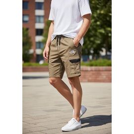 Шорти чоловічі H1213 brown р.M-3XL "Hai" недорого оптом від прямого постачальника