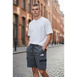 Шорти чоловічі H1233 grey р.M-3XL "Hai" недорого оптом від прямого постачальника