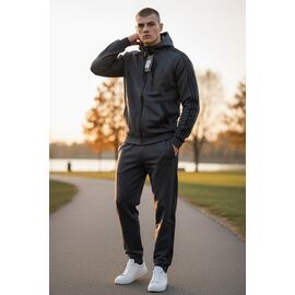 Костюм спортивний чоловічий H1280 grey р.M-3XL "Hai" недорого оптом від прямого постачальника