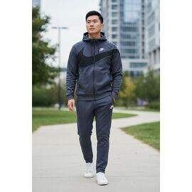 Костюм спортивний чоловічий H1287 grey р.M-3XL "Hai" недорого оптом від прямого постачальника