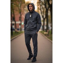 Костюм спортивний чоловічий H1294 grey р.M-3XL "Hai" недорого оптом від прямого постачальника