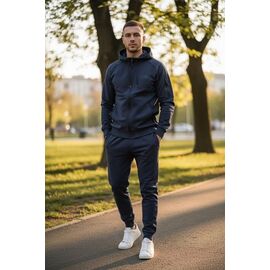 Костюм спортивний чоловічий H1298 d.grey р.M-3XL "Hai" недорого оптом від прямого постачальника