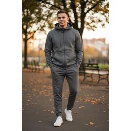 Костюм спортивний чоловічий H1312 grey р.M-3XL "Hai" недорого оптом від прямого постачальника