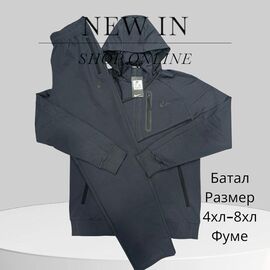 Костюм спортивний чоловічий H1332 grey р.4XL-8XL "Hai" недорого оптом від прямого постачальника