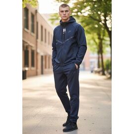 Костюм спортивний чоловічий H1342 navy р.M-3XL "Hai" недорого оптом від прямого постачальника