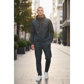 Костюм спортивний чоловічий H1347 d.grey р.M-3XL "Hai" недорого оптом від прямого постачальника