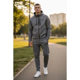 Костюм спортивний чоловічий H1353 grey р.M-3XL "Hai" недорого оптом від прямого постачальника