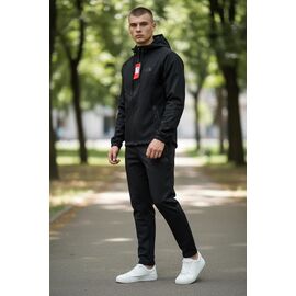 Костюм спортивний чоловічий H1354 black р.M-3XL "Hai" недорого оптом від прямого постачальника