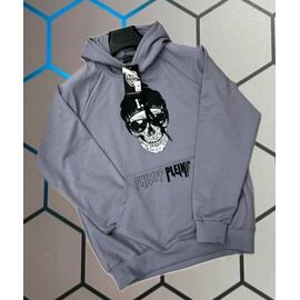 Худи чоловічий 14045 grey р.S-2XL "Alex Clothes" недорого оптом від прямого постачальника