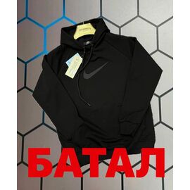 Худи чоловічий 14051 black р.2XL-6XL "Alex Clothes" недорого оптом від прямого постачальника
