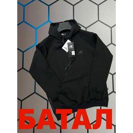 Худи чоловічий 14055 black р.2XL-6XL "Alex Clothes" недорого оптом від прямого постачальника