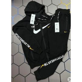 Костюм спортивний чоловічий 14070 black р.S-2XL "Alex Clothes" недорого оптом від прямого постачальника