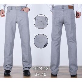 Джинси чоловічі 024-18-0 grey р.32-40 "Basanjiu" недорого оптом від прямого постачальника