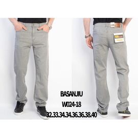 Джинси чоловічі 024-18 grey р.32-40 "Basanjiu" недорого оптом від прямого постачальника