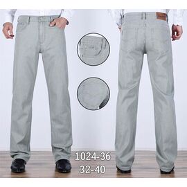 Джинси чоловічі 024-36-0 grey р.32-40 "Basanjiu" недорого оптом від прямого постачальника