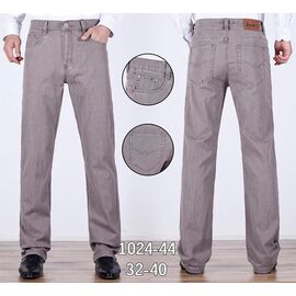 Джинси чоловічі 024-44 beige р.32-40 "Basanjiu" недорого оптом від прямого постачальника