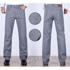 Джинси чоловічі 024-9 grey р.32-40 "Basanjiu" недорого оптом від прямого постачальника