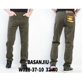 Джинси чоловічі 028-37-10 khaki р.32-40 "Basanjiu" недорого оптом від прямого постачальника