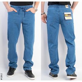 Джинси чоловічі 128-2 blue р.32-40 "Basanjiu" недорого оптом від прямого постачальника