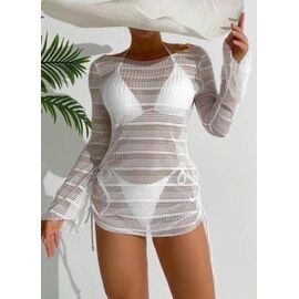 Комплект жіночий 56908 white р.36-44 "DFK" недорого оптом від прямого постачальника