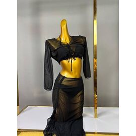 Комплект жіночий 57835 black р.36-44 "DFK" недорого оптом від прямого постачальника