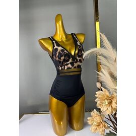 Купальник жіночий 88879-1 brown р.40-48 "DFK" недорого оптом від прямого постачальника