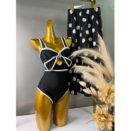 Комплект жіночий PC217 black р.S-XL "DFK" недорого оптом від прямого постачальника