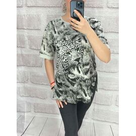 Фотография Футболка женская 4542 grey р.S-L "Karon" недорого оптом от прямого поставщика