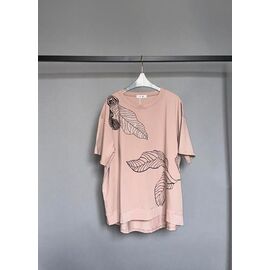 Фотография Футболка женская 701 beige р.one size "Karon" недорого оптом от прямого поставщика