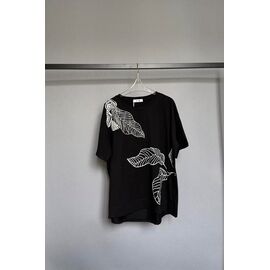 Фотография Футболка женская 701 black р.one size "Karon" недорого оптом от прямого поставщика