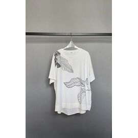 Фотография Футболка женская 701 white р.one size "Karon" недорого оптом от прямого поставщика