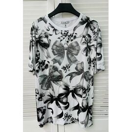 Фотография Футболка женская 7018 white р.S-L "Karon" недорого оптом от прямого поставщика